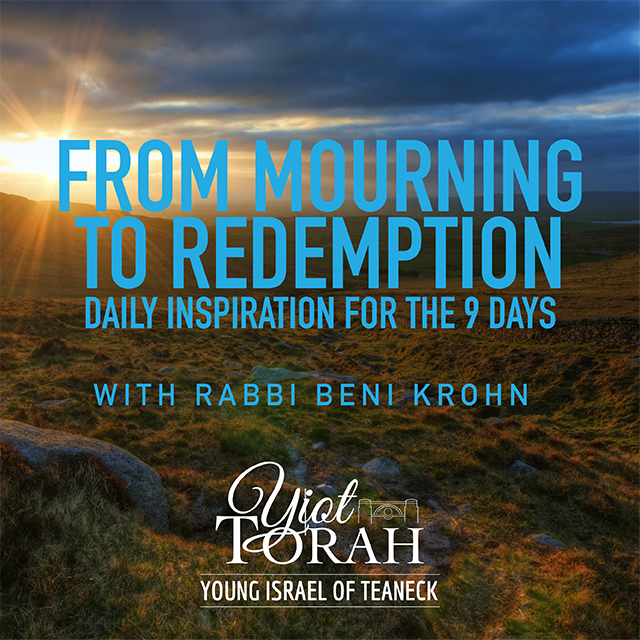 Mussar & Jewish Thought: From Mourning to Redemption: Daily Inspiration for the Nine Days